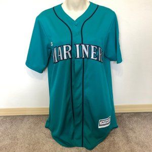 Seattle Mariners Majestic Teal Jersey